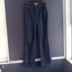 Madewell Women's Boot Cut Jeans - Dark Blue